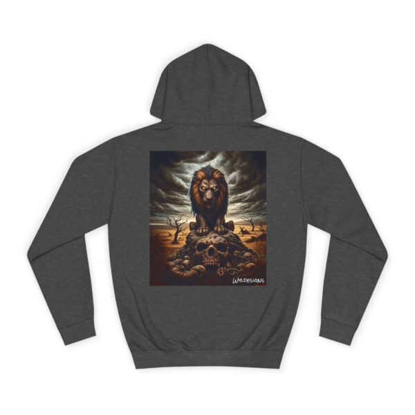 Undead Lion WD-D015 By Wyldesigns Unisex College Hoodie - Image 14