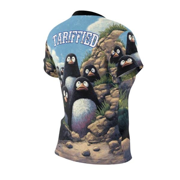Tariffied Women's Tee – Tariff Fear Is Real (AOP) - Image 7