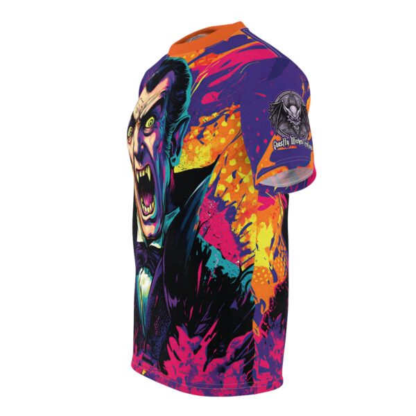 Dracula Pop 60's Art Style Tee Unisex (AOP) - Image 23
