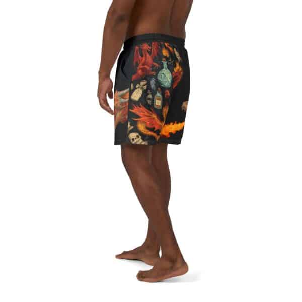 Epic Dragon Swim Shorts - Unisex Beachwear for Fantasy Fans - Image 4