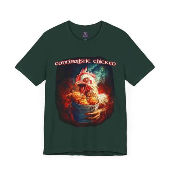 Cannibalistic Chicken Band Tee Alt Logo Font - Image 8