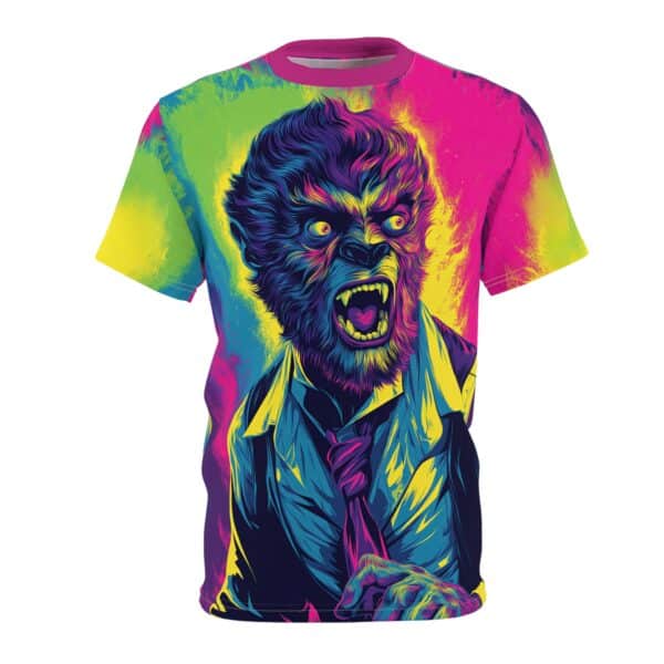 The Wolfman II Pop 60's Art Style Tee Unisex (AOP) - Image 21