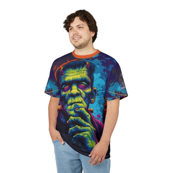 Frankenstein Pop 60's Art Style Tee Unisex (AOP) - Image 30