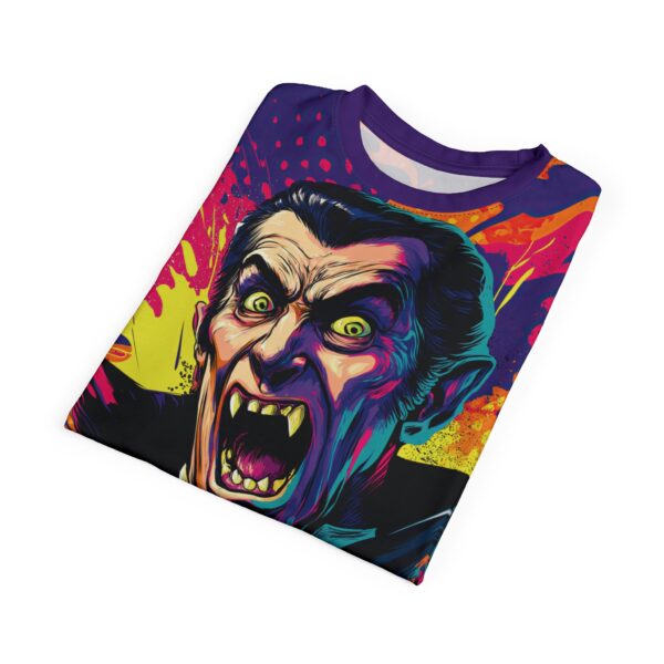 Dracula Pop 60's Art Style Tee Unisex (AOP) - Image 20