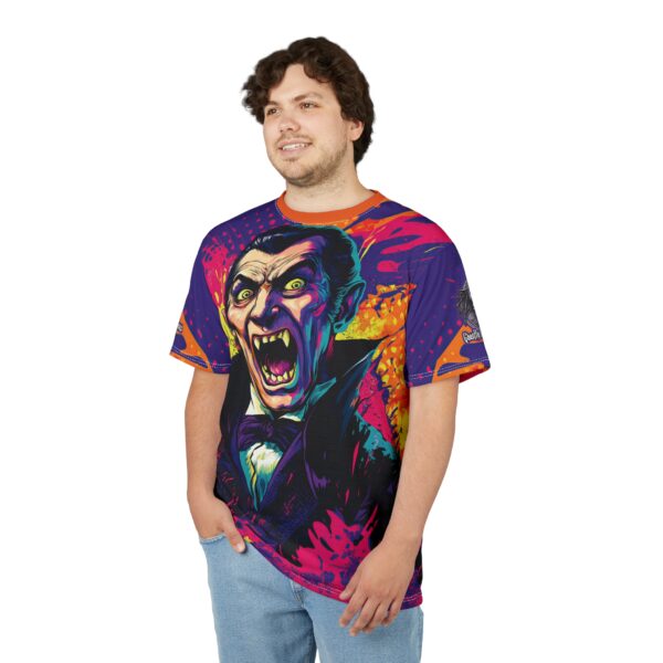 Dracula Pop 60's Art Style Tee Unisex (AOP) - Image 30