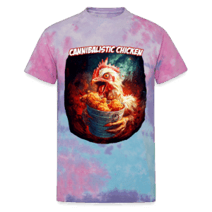 Cannibalistic Chicken Band Unisex Tie Dye T-Shirt