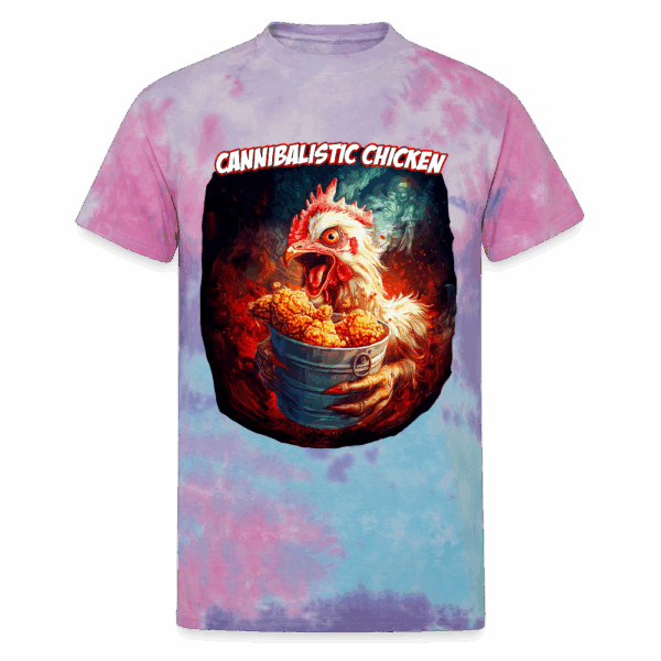 Cannibalistic Chicken Band Unisex Tie Dye T-Shirt