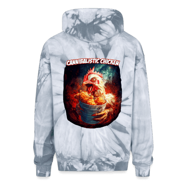 Cannibalistic Chicken Band Adult Tie Dye Hoodie