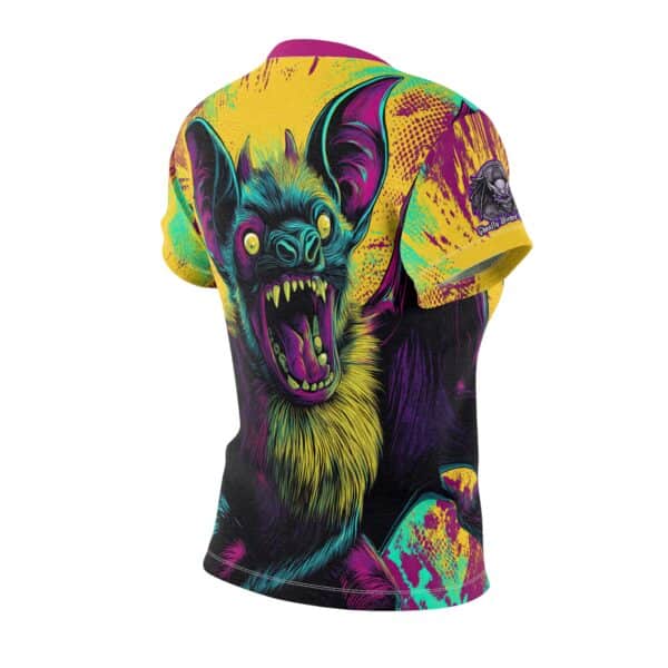 Vampire Bat Pop Art Style 60's Women's Tee (AOP) - Image 4