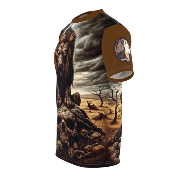 Undead Lion WD-D015 By Wyldesigns Unisex Cut & Sew Tee (AOP) - Image 21