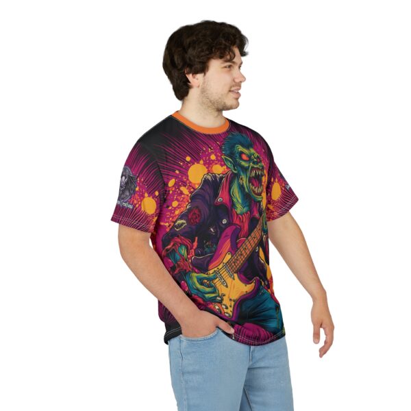 Unisex Tee Zombie Guitarist Monster Pop Art Style 60's (AOP) - Image 36