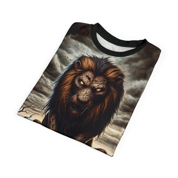 Undead Lion WD-D015 By Wyldesigns Unisex Cut & Sew Tee (AOP) - Image 18