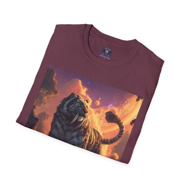Prehistoric Smilodon aka Sabre-Tooth Tiger I Unisex T-Shirt, Graphic Tee, Unique Gift, Casual Wear - Image 48