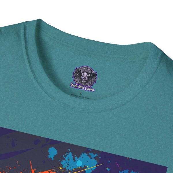 Frankenstein Pop Art 60's Style Unisex T-Shirt - Image 7