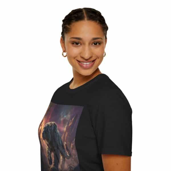 Prehistoric Smilodon aka Sabre-Tooth Tiger II Unisex T-Shirt, Graphic Tee, Unique Gift, Casual Wear - Image 7