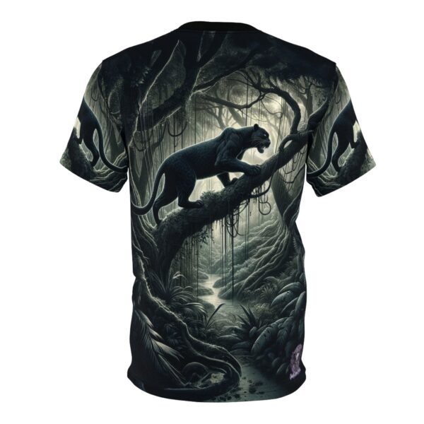 Black Panther WD-D002 By Wyldesigns Unisex Cut & Sew Tee (AOP) - Image 2