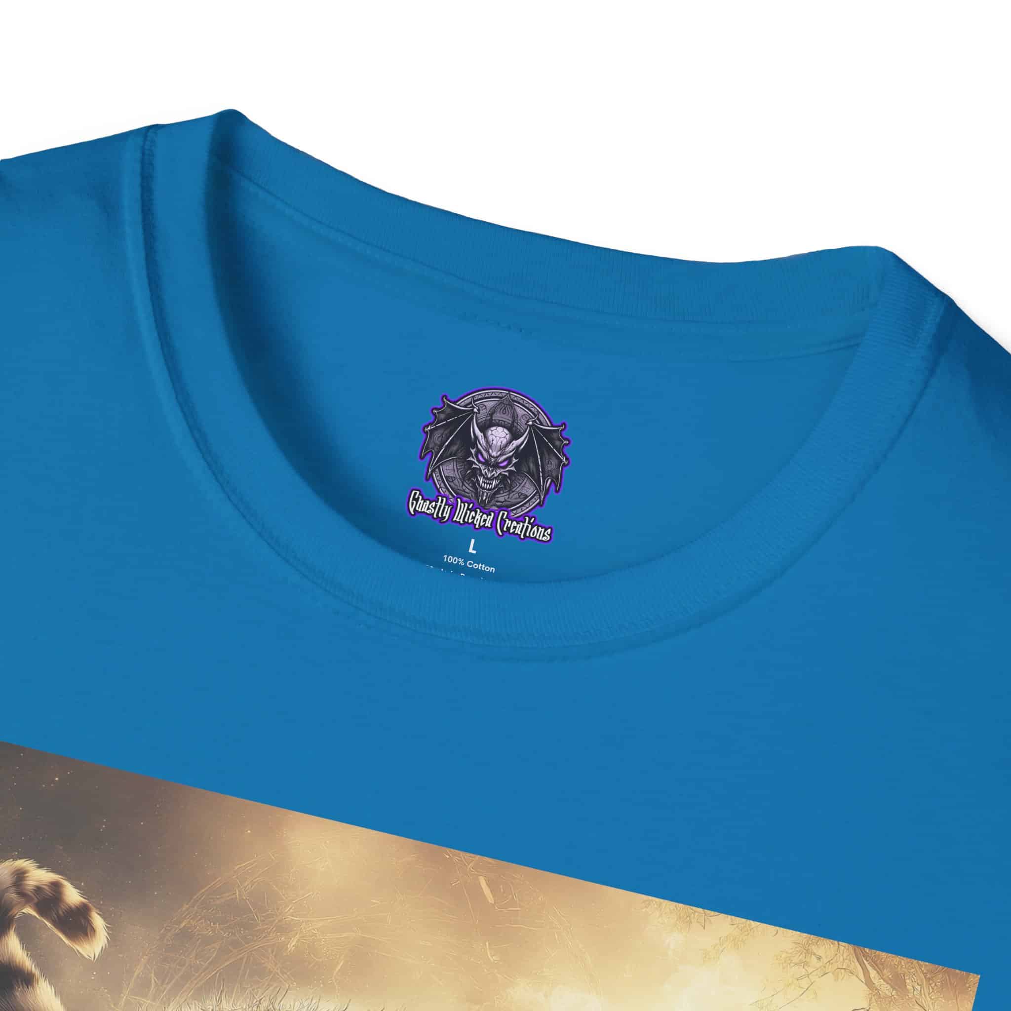 Prehistoric Smilodon aka Sabre-Tooth Tiger VIII Unisex T-Shirt, Graphic Tee, Unique Gift, Casual Wear - Image 31