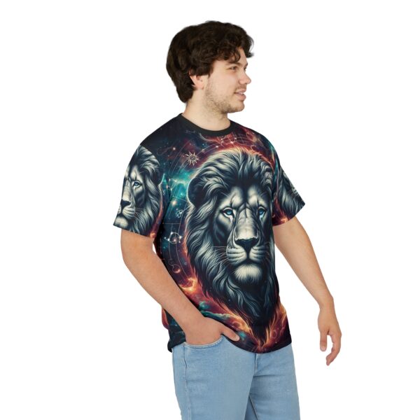 Lion In The Sky WD-D014 By Wyldesigns Unisex Cut & Sew Tee (AOP) - Image 11