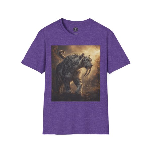 Prehistoric Smilodon aka Sabre-Tooth Tiger VIII Unisex T-Shirt, Graphic Tee, Unique Gift, Casual Wear - Image 37