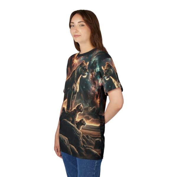 Lioness & Cubs WD-D010 By Wyldesigns Unisex Cut & Sew Tee (AOP) - Image 12