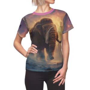 Prehistoric Wooly Mammoth Mastodon Women's Tee (AOP)