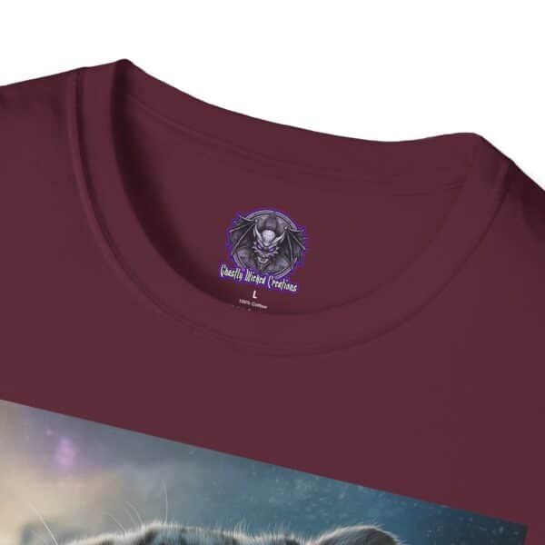 Snow Leopard V Profile By Wyldesigns Unisex T-Shirt - Image 55