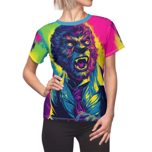 The Wolfman II Pop 60's Art Style Tee Women's (AOP)