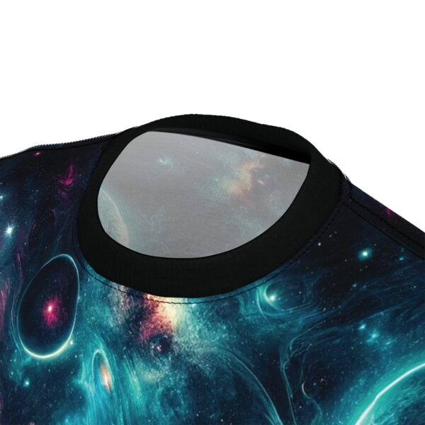 Cosmic Lion WD-D005 By Wyldesigns Unisex Cut & Sew Tee (AOP) - Image 13