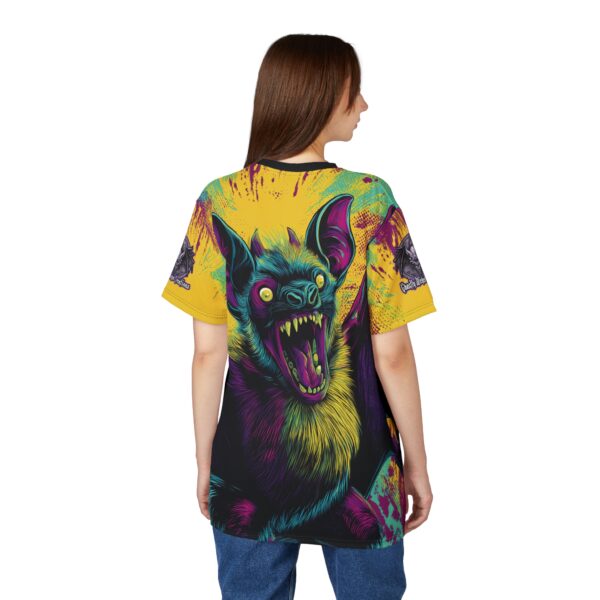 Vampire Bat Pop Art Style 60's Unisex Tee (AOP) - Image 14