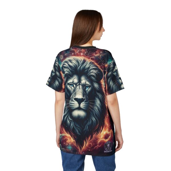 Lion In The Sky WD-D014 By Wyldesigns Unisex Cut & Sew Tee (AOP) - Image 6