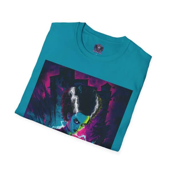 Bride of Frankenstein Pop Art 60's Style Unisex T-Shirt - Image 48