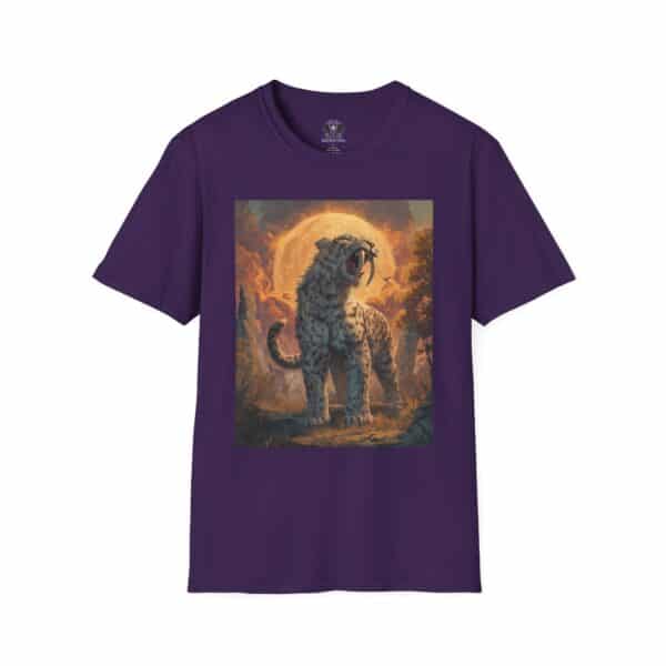 Prehistoric Smilodon aka Sabre-Tooth Tiger VII Unisex T-Shirt, Graphic Tee, Unique Gift, Casual Wear - Image 41