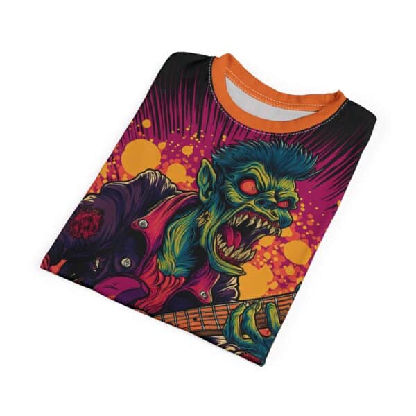 Unisex Tee Zombie Guitarist Monster Pop Art Style 60's (AOP) - Image 40