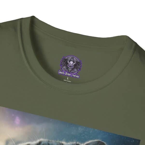 Snow Leopard V Profile By Wyldesigns Unisex T-Shirt - Image 27
