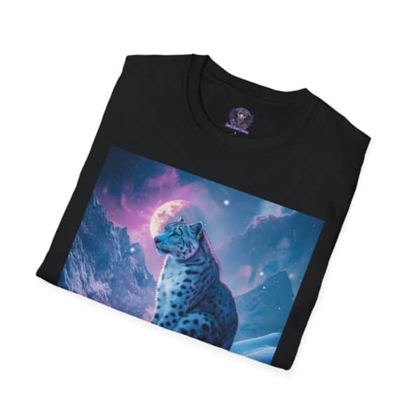 Snow Leopard II By Wyldesigns Unisex T-Shirt - Image 4