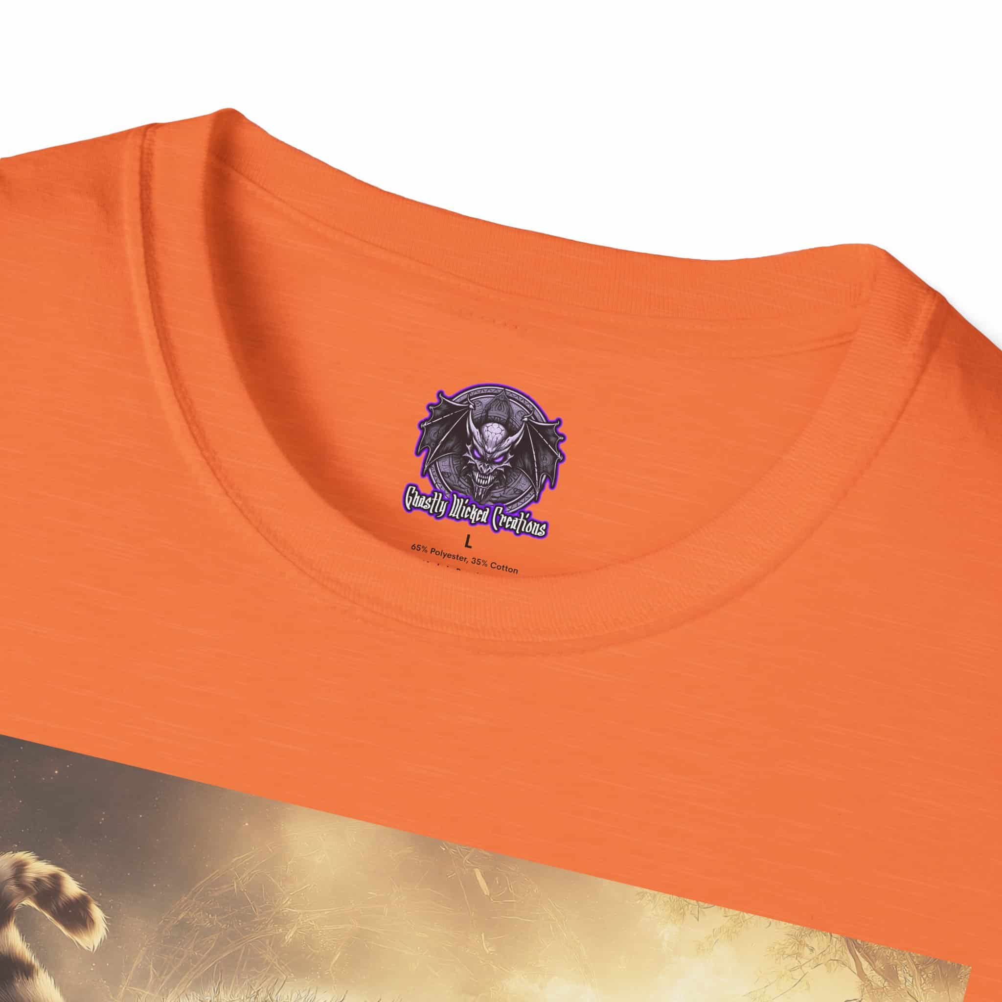 Prehistoric Smilodon aka Sabre-Tooth Tiger VIII Unisex T-Shirt, Graphic Tee, Unique Gift, Casual Wear - Image 11