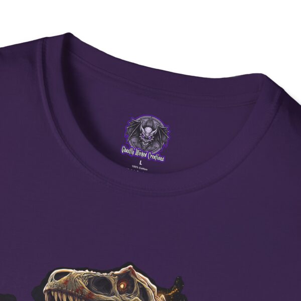 Skeleton T-Rex Unisex T-Shirt, Funny Graphic Tee, Unique Gift, Casual Wear, Tyrannosaurus - Image 43