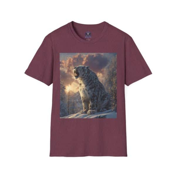 Snow Leopard III By Wyldesigns Unisex T-Shirt - Image 45