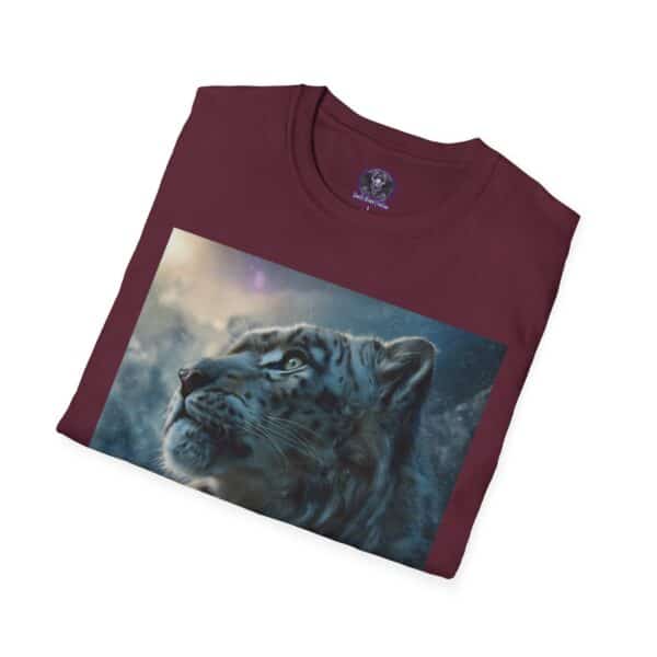 Snow Leopard V Profile By Wyldesigns Unisex T-Shirt - Image 56