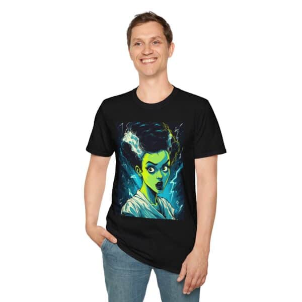 Bride Of Frankenstein Unisex T-Shirt, Graphic Tee, Unique Gift, Casual Wear - Image 6