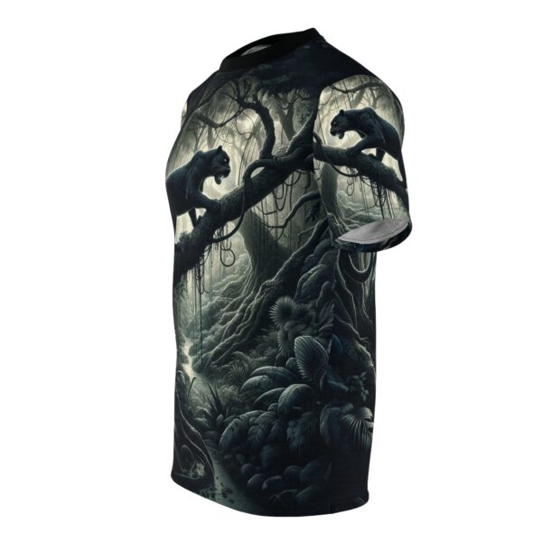 Black Panther WD-D002 By Wyldesigns Unisex Cut & Sew Tee (AOP) - Image 3