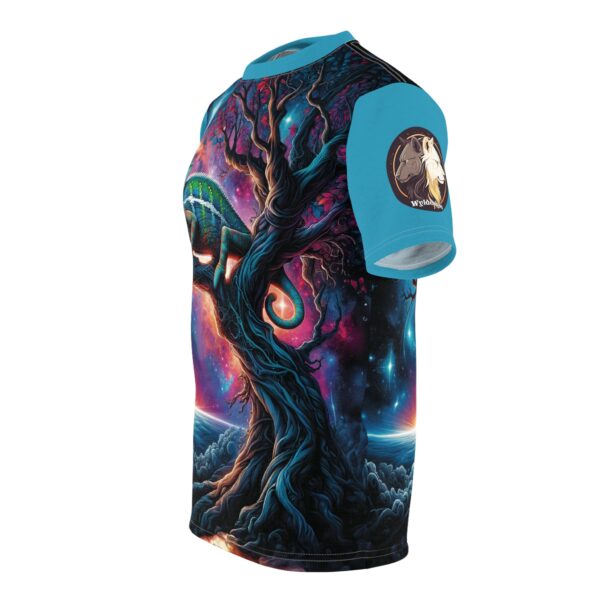 Cosmic Chameleon WD-D004 By Wyldesigns Unisex Cut & Sew Tee (AOP) - Image 17