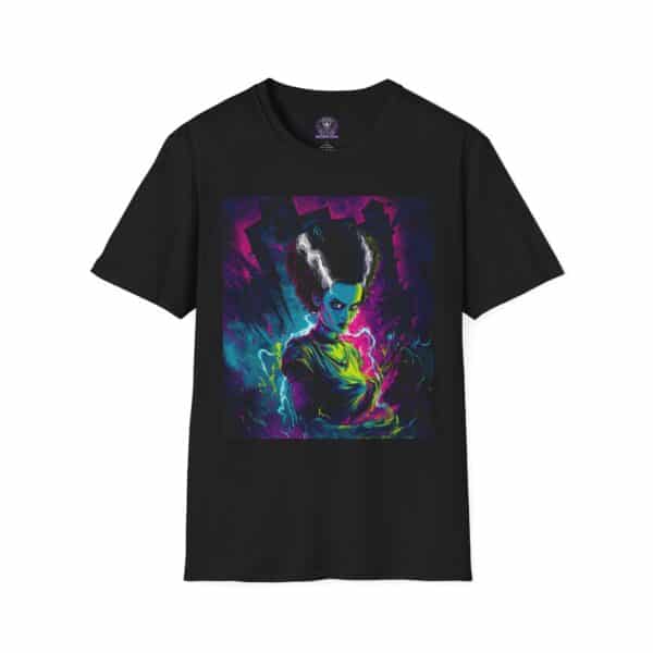 Bride of Frankenstein Pop Art 60's Style Unisex T-Shirt - Image 9