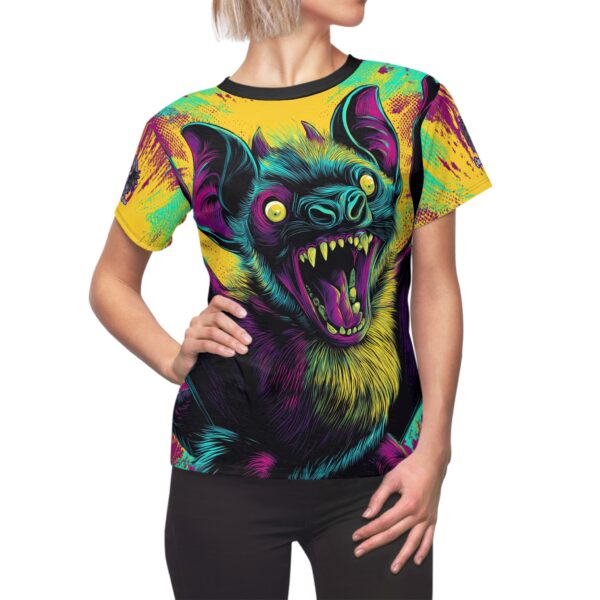 Vampire Bat Pop Art Style 60's Women's Tee (AOP) - Image 8