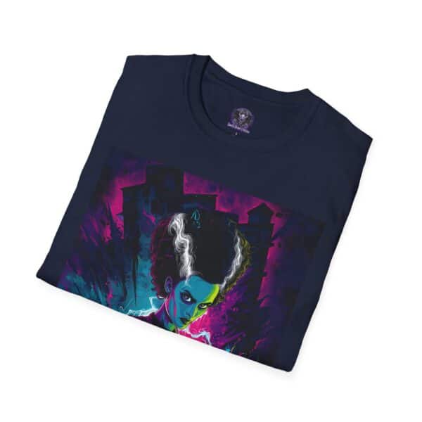 Bride of Frankenstein Pop Art 60's Style Unisex T-Shirt - Image 4
