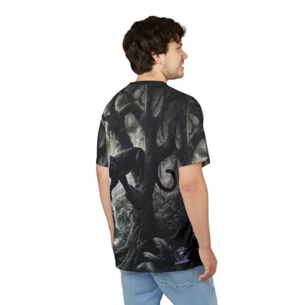 Black Panther WD-D003 By Wyldesigns Unisex Cut & Sew Tee (AOP) - Image 9
