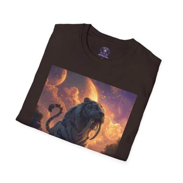 Prehistoric Smilodon aka Sabre-Tooth Tiger III Unisex T-Shirt, Graphic Tee, Unique Gift, Casual Wear - Image 20