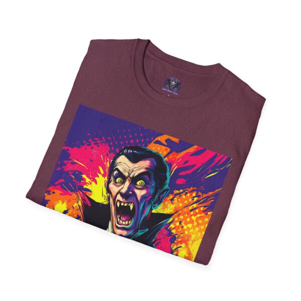 Dracula Pop Art 60's Style Unisex T-Shirt - Image 48