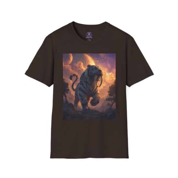 Prehistoric Smilodon aka Sabre-Tooth Tiger III Unisex T-Shirt, Graphic Tee, Unique Gift, Casual Wear - Image 17