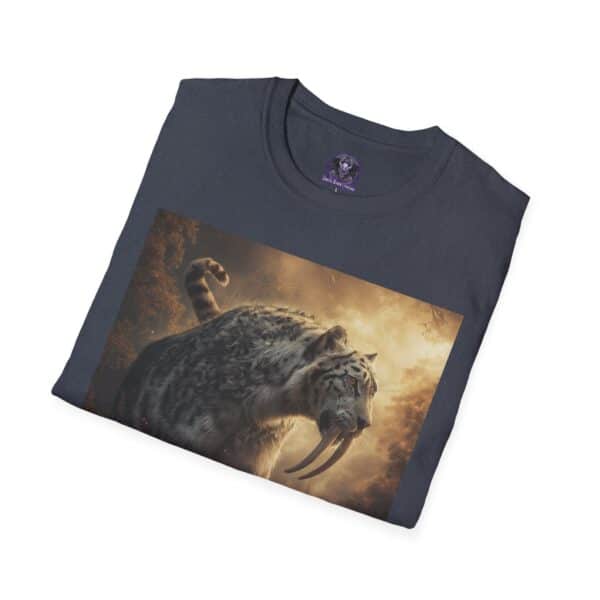 Prehistoric Smilodon aka Sabre-Tooth Tiger VIII Unisex T-Shirt, Graphic Tee, Unique Gift, Casual Wear - Image 36